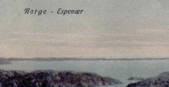 Et av de eldste billeder av saltebuer. Nymannshuset, Rosenkildehuset og Persahuset